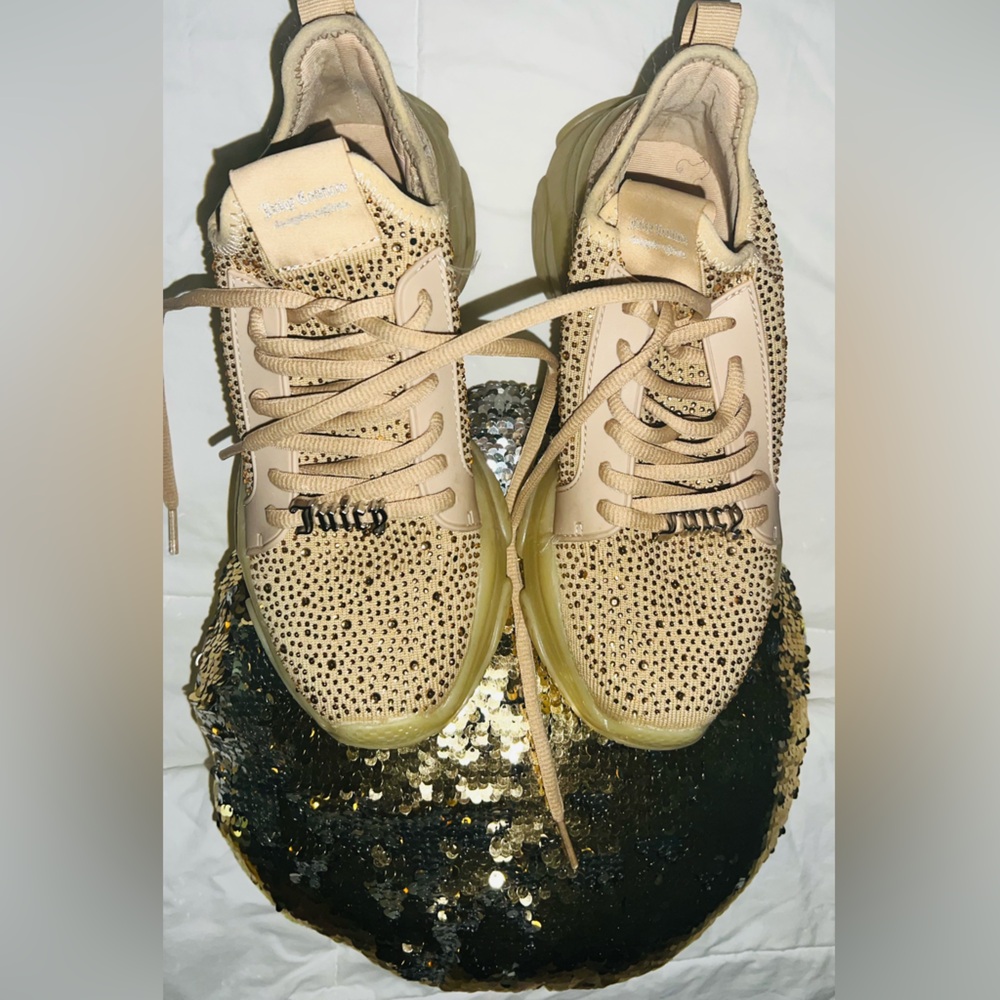 Juicy Couture Women's Tan Sneakers, They have very little use.